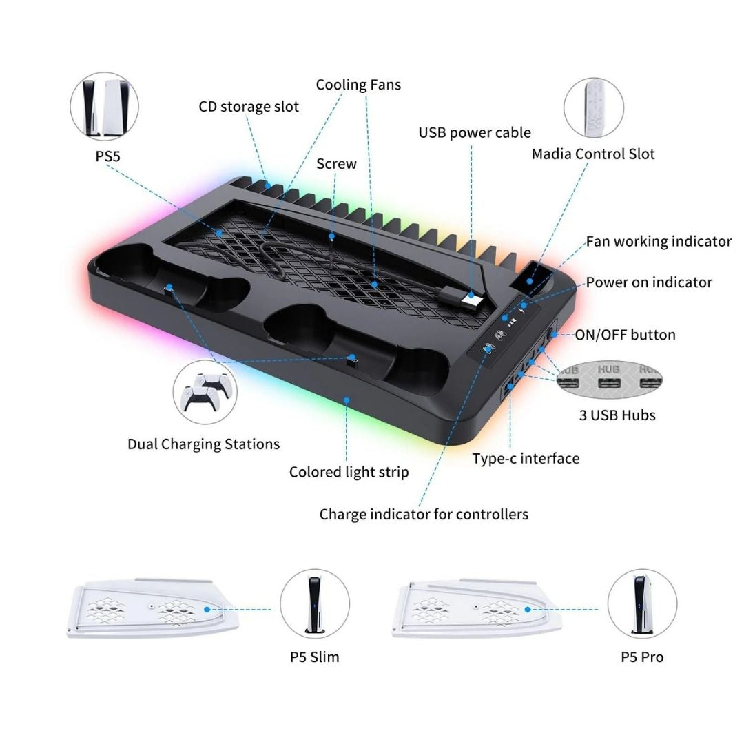 TranquilGamer PS5 Slim Dock